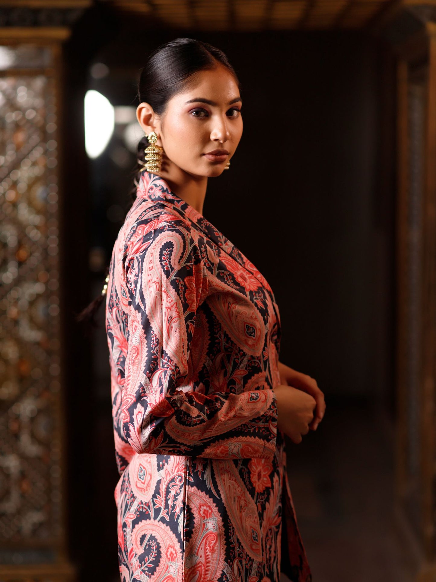 Paisley Printed Blazer