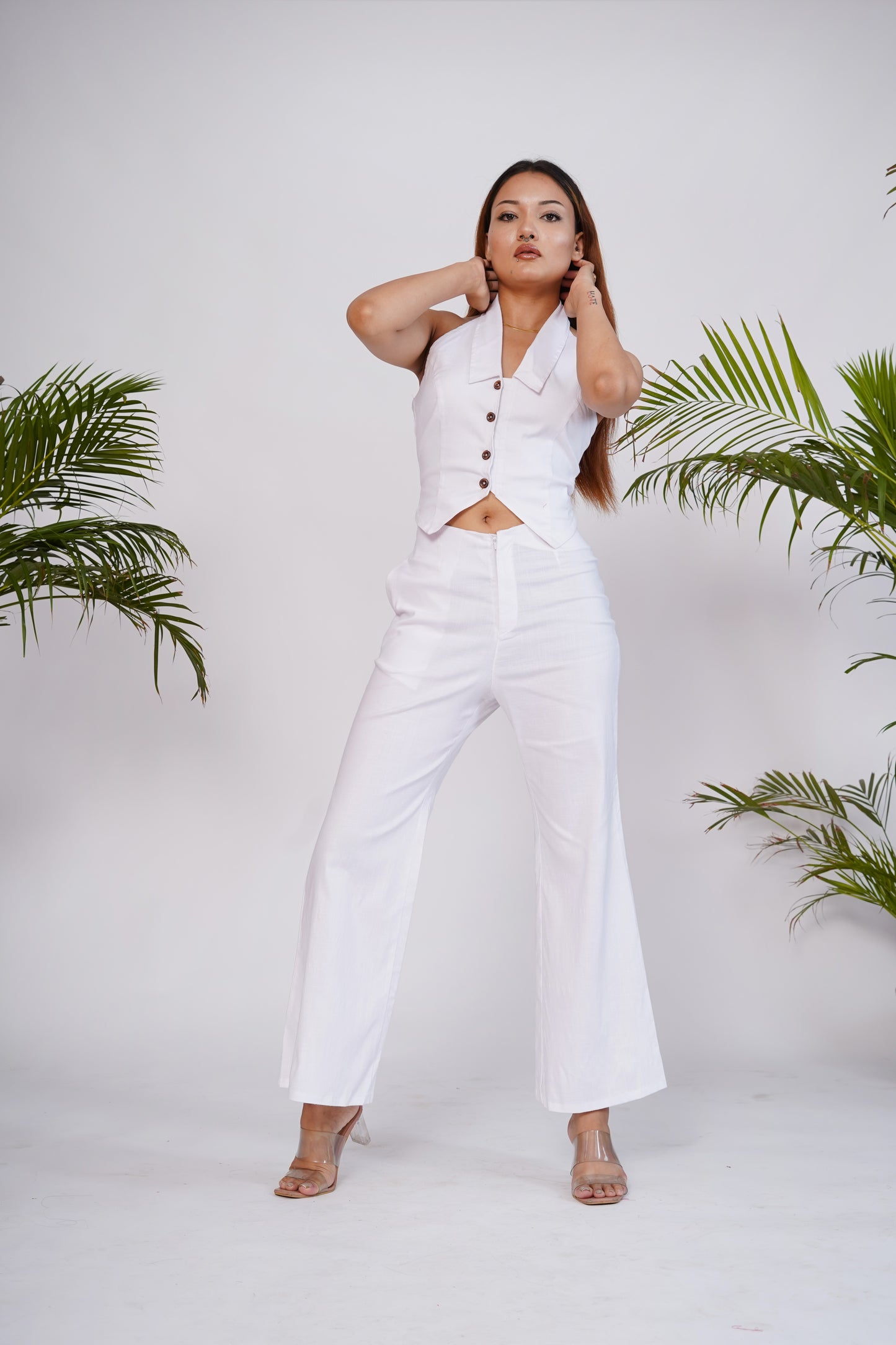 White Collared Waistcoat