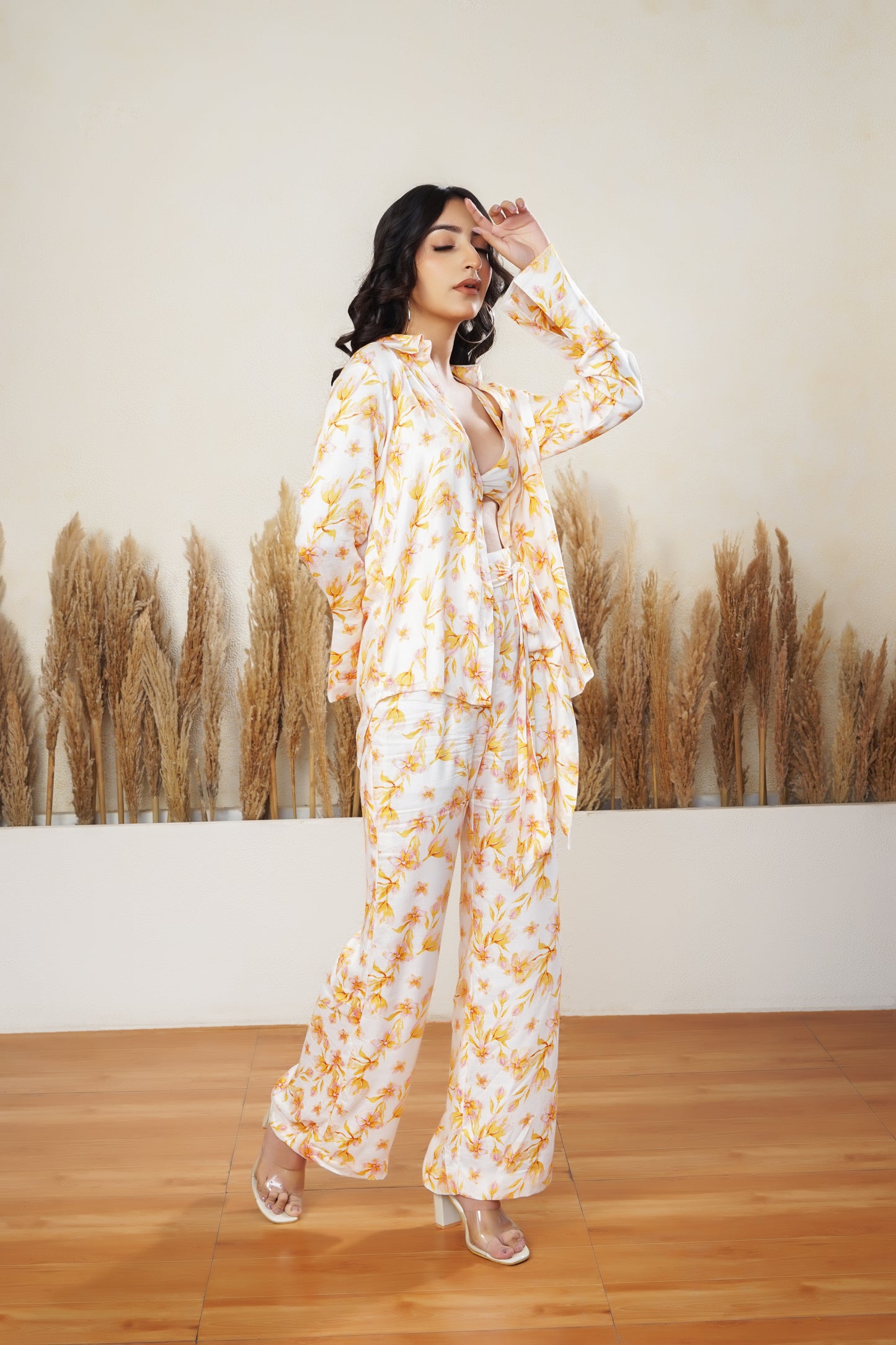 Floral Printed Summer Trio Set