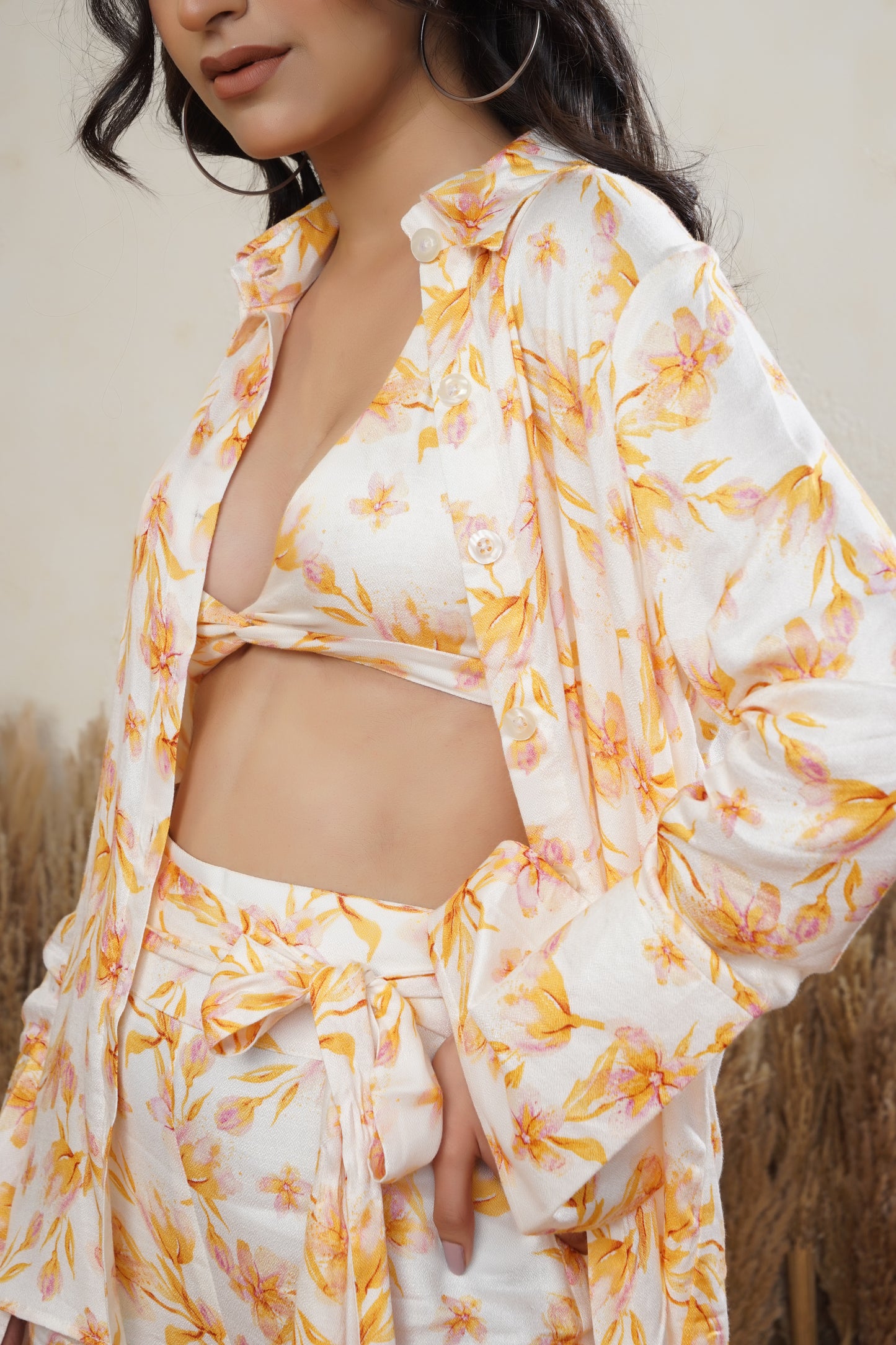 Floral Printed Summer Trio Set