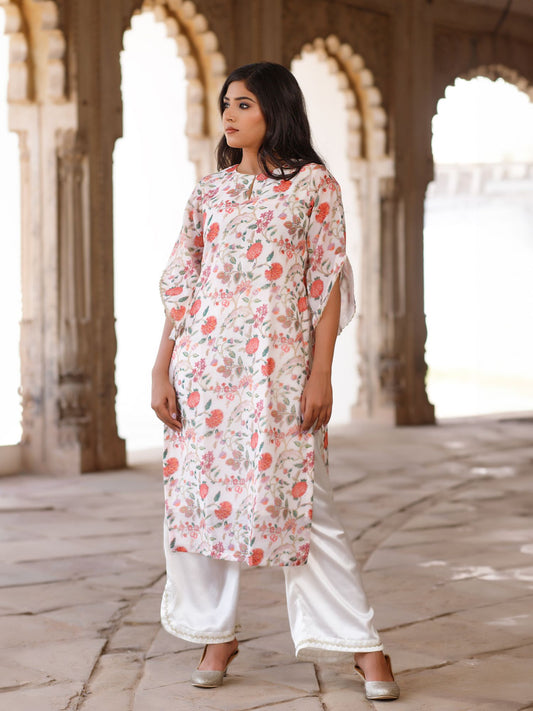 Chintz Floral Embellished Kurta Set