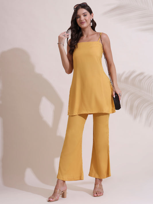 Amber Strappy Summer Kurta With Pants