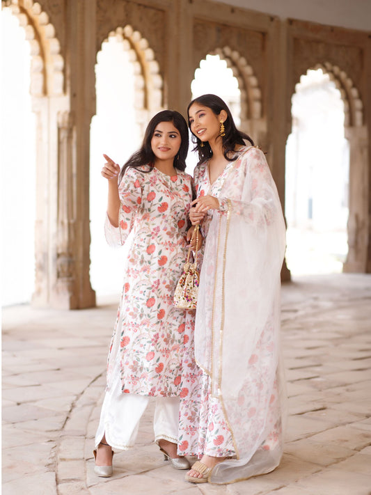 Chintz Floral Embellished Kurta